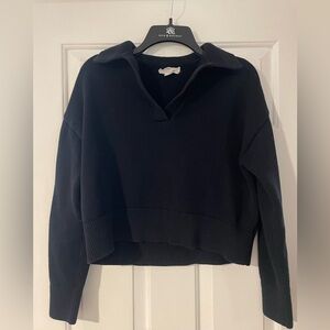 Velvet by Graham & Spencer Black V-Neck Sweater